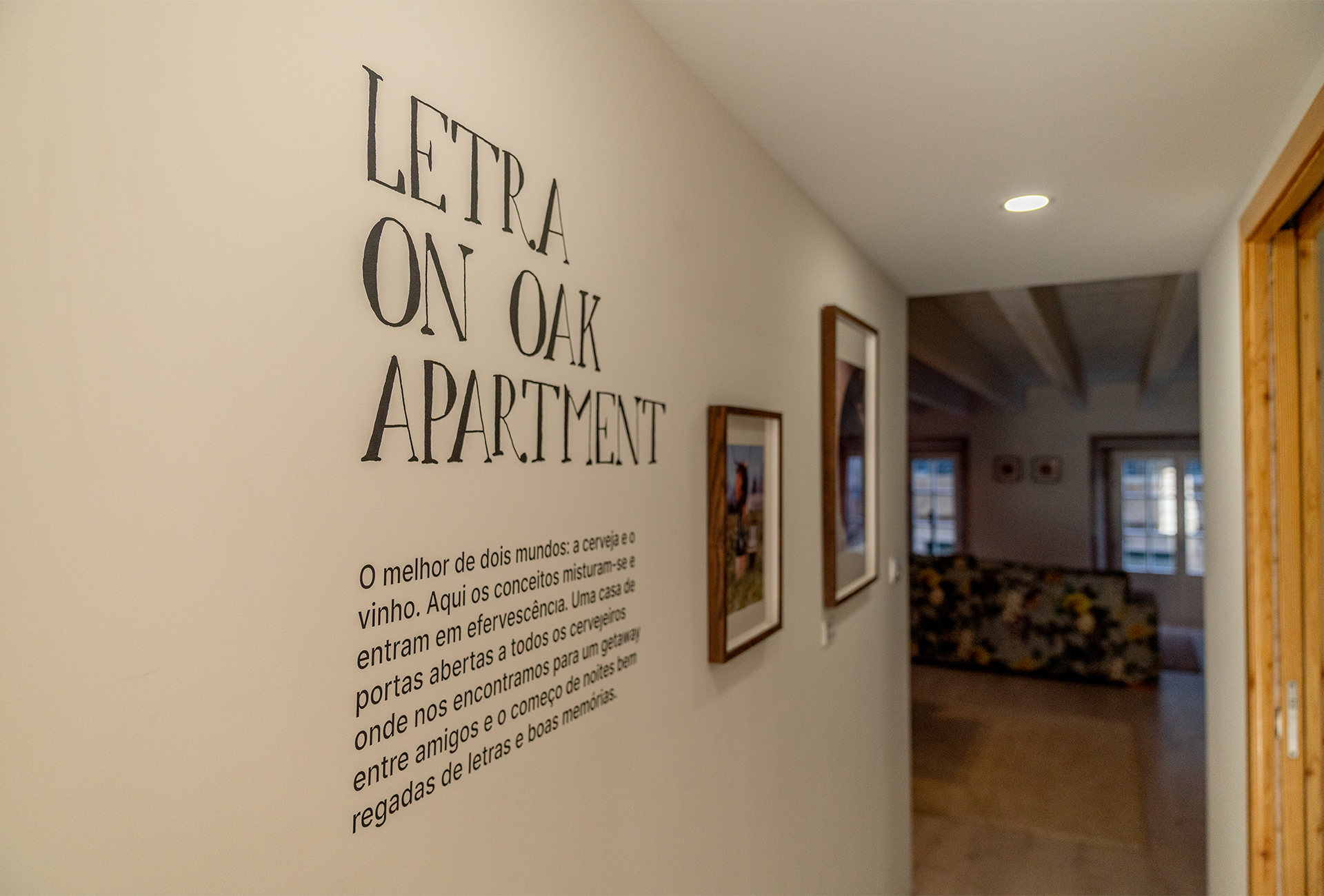 Fotografia Institucional Letra Apartments